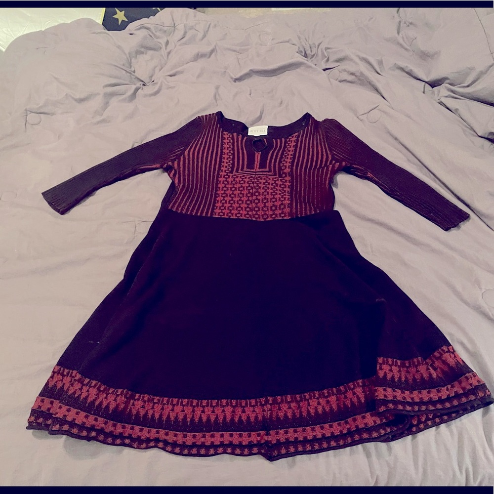 Unique baby doll dress( red and black) size large